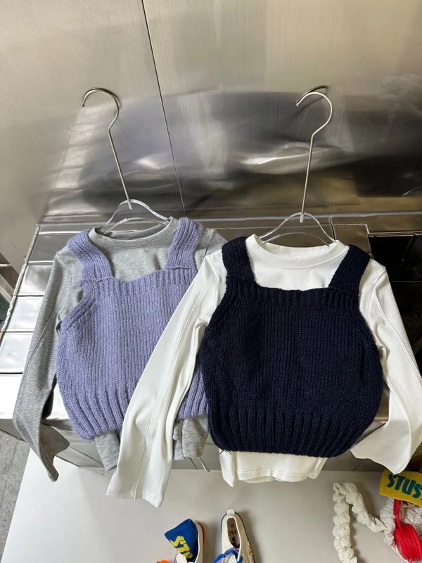 【15】春季新款！毛线背心两件套