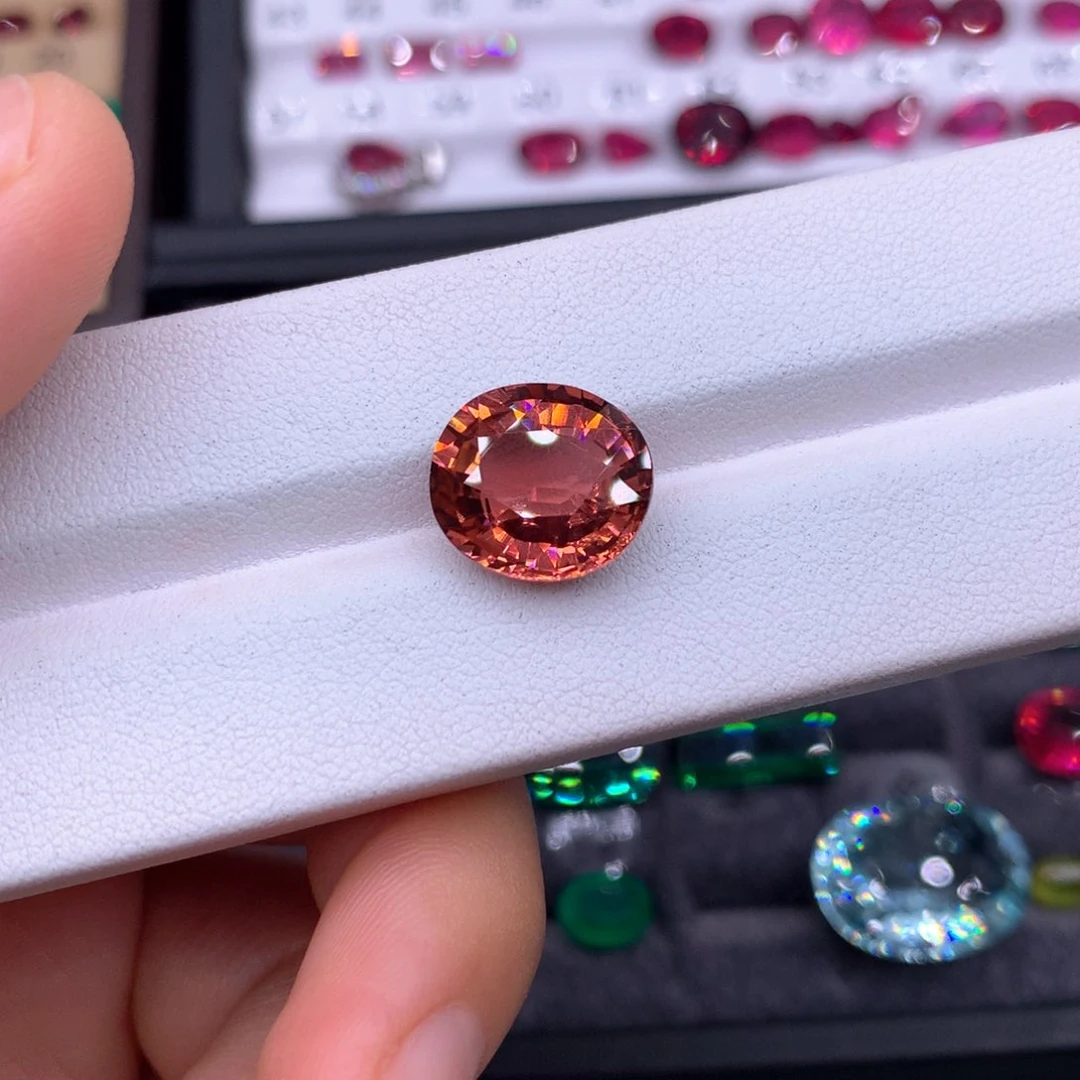 碧玺珠宝半成品未镶嵌7.81克拉