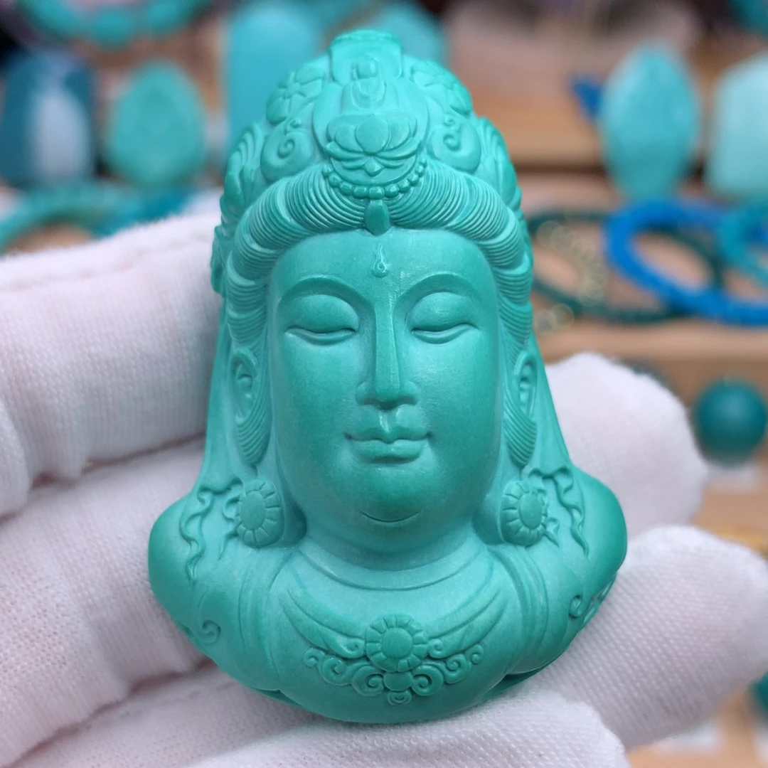 未镶嵌绿松石珠宝奇石