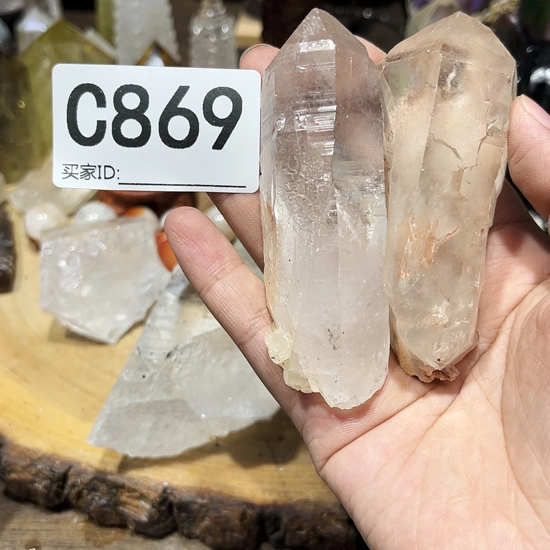 未镶嵌珠宝半成品水晶N****t拍两单发两个微瑕