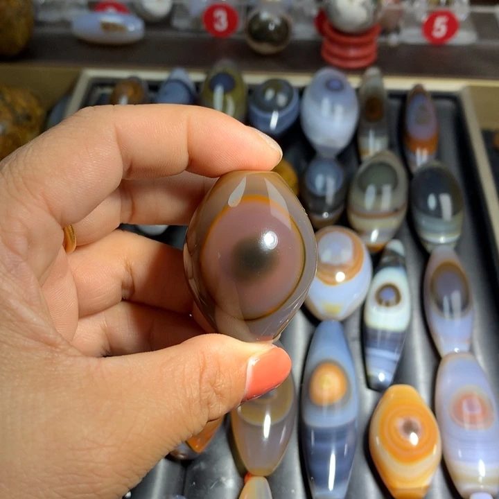 玛瑙/玉髓吊坠(不含链)未镶嵌老****头吊坠