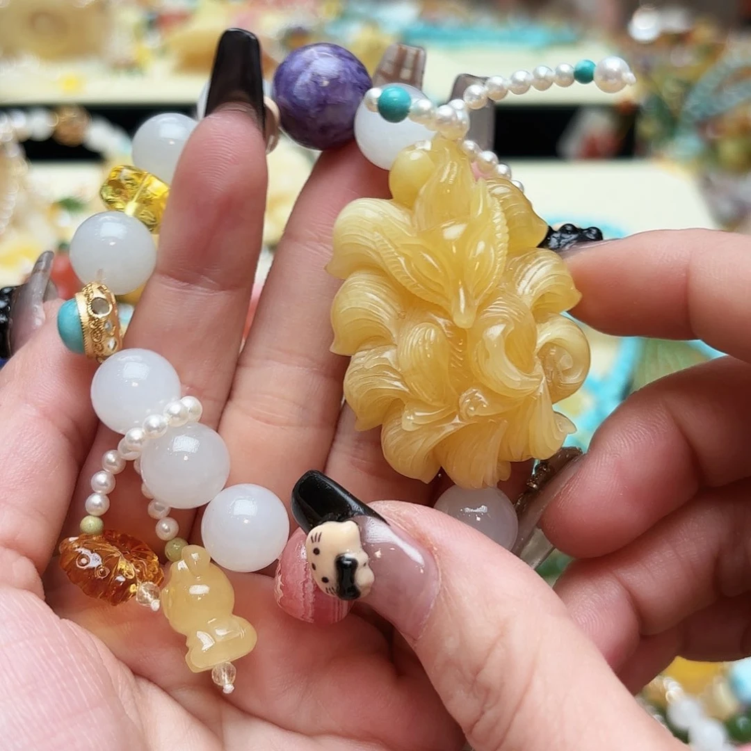 琥珀手链未镶嵌琥珀