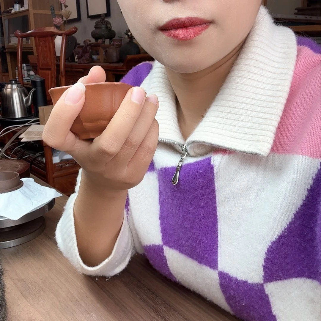 紫砂茶壶南*朱泥小杯