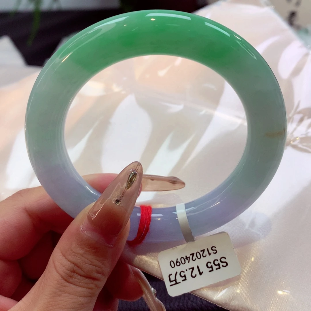 未镶嵌手镯翡翠春彩18号11