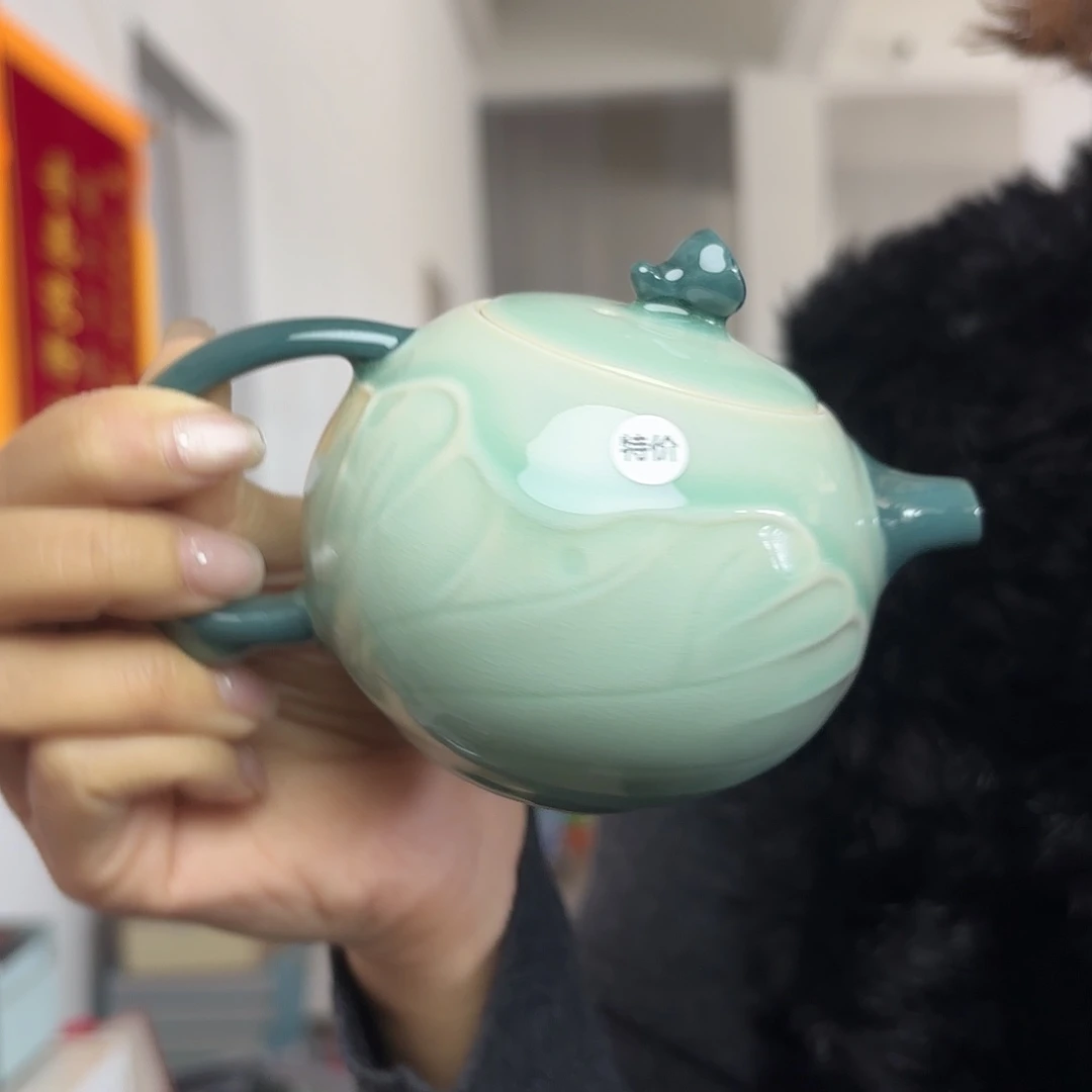 龙泉云间青瓷小米茶器