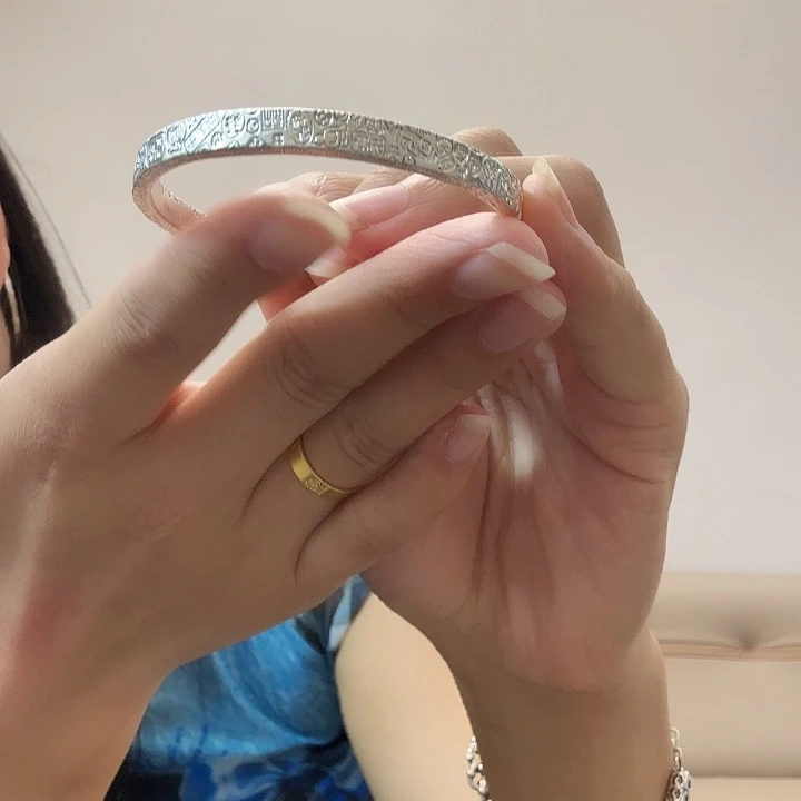 无足银足银吉言手镯