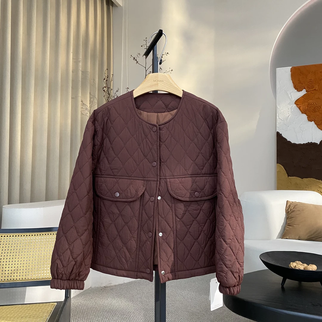 【墨涵精选】新款简约大气显瘦时尚百搭减龄休闲外套099