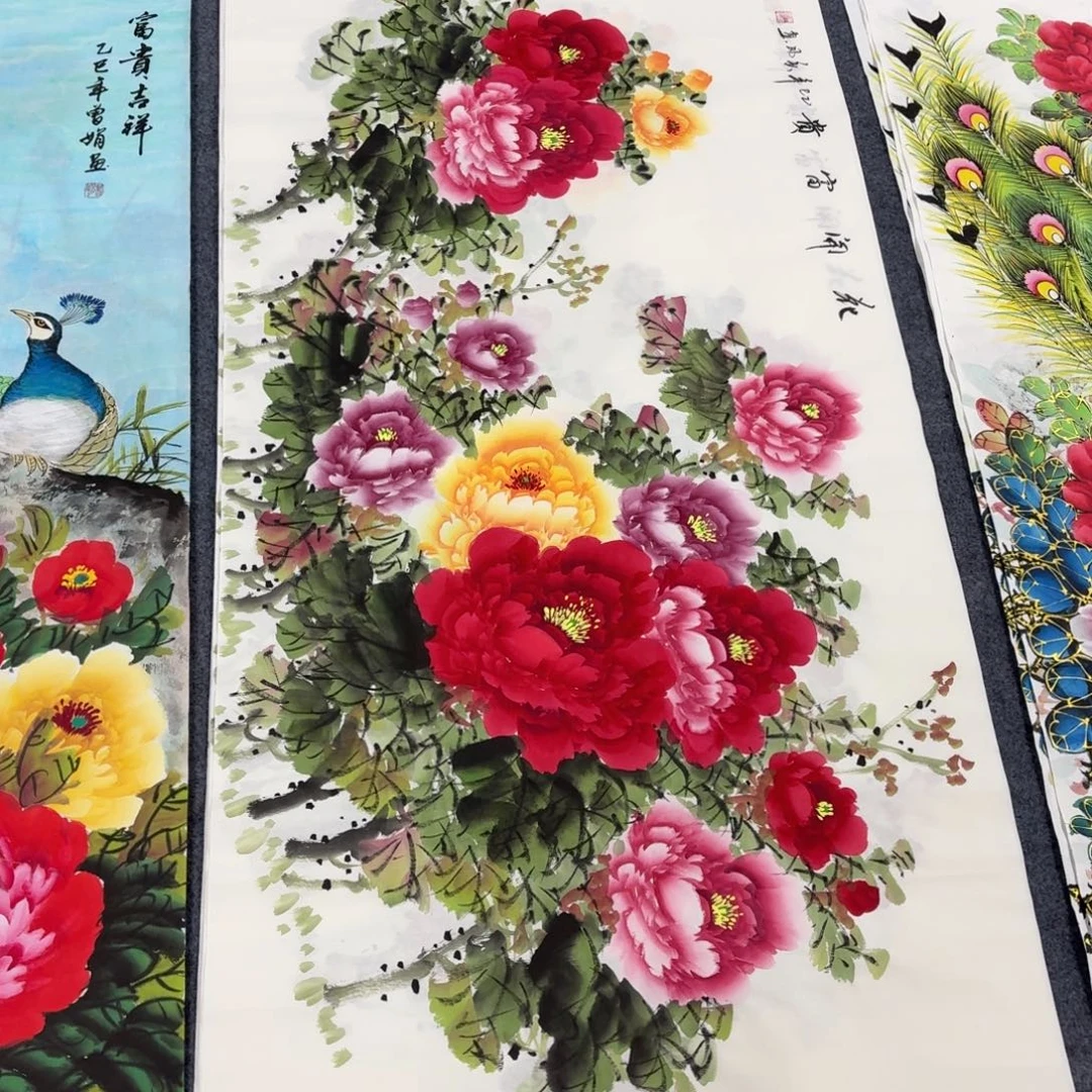 国画140×70画画画画
