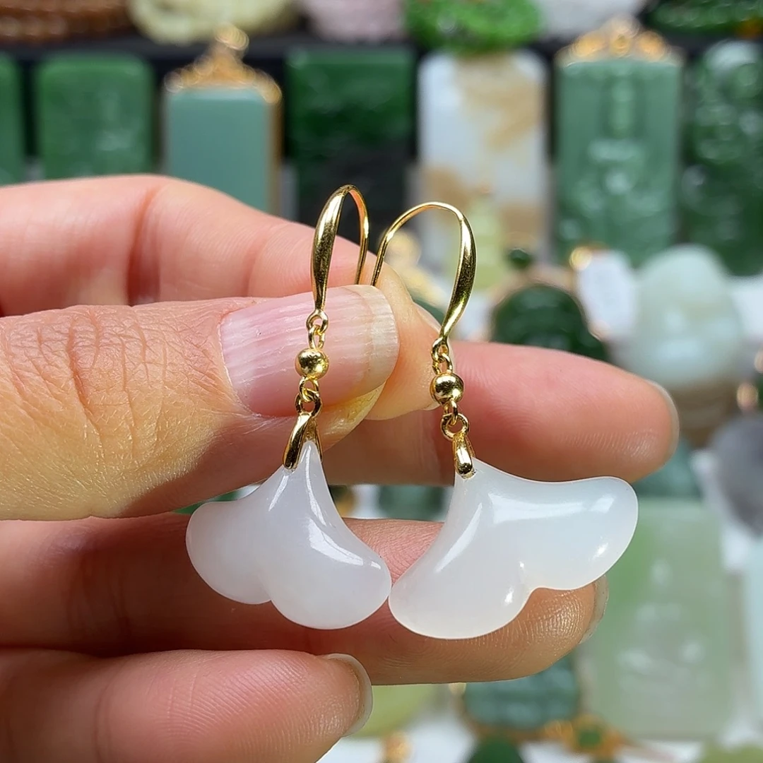 和田玉银S925镶嵌颈饰