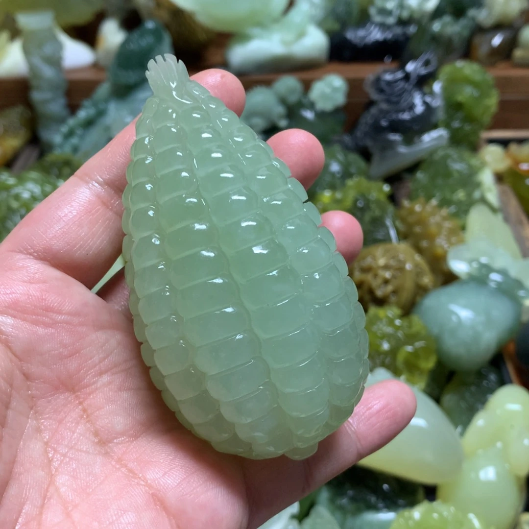 岫玉手把未镶嵌手把