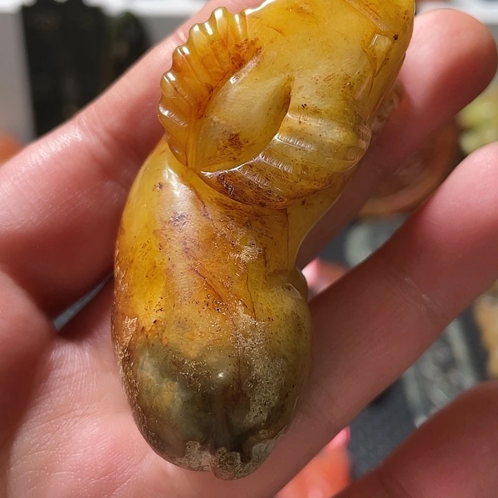 蛇纹石玉未镶嵌挂件