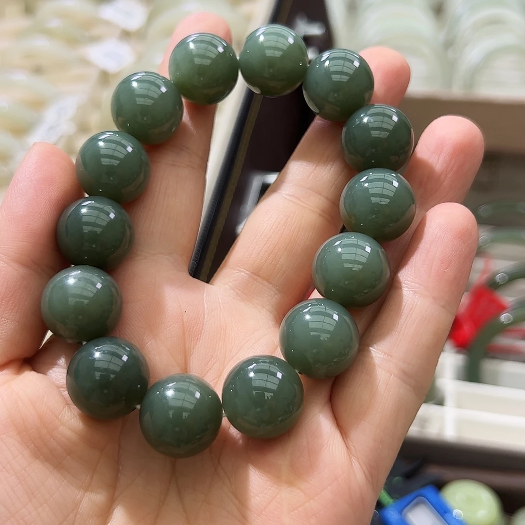 和田玉未镶嵌手链