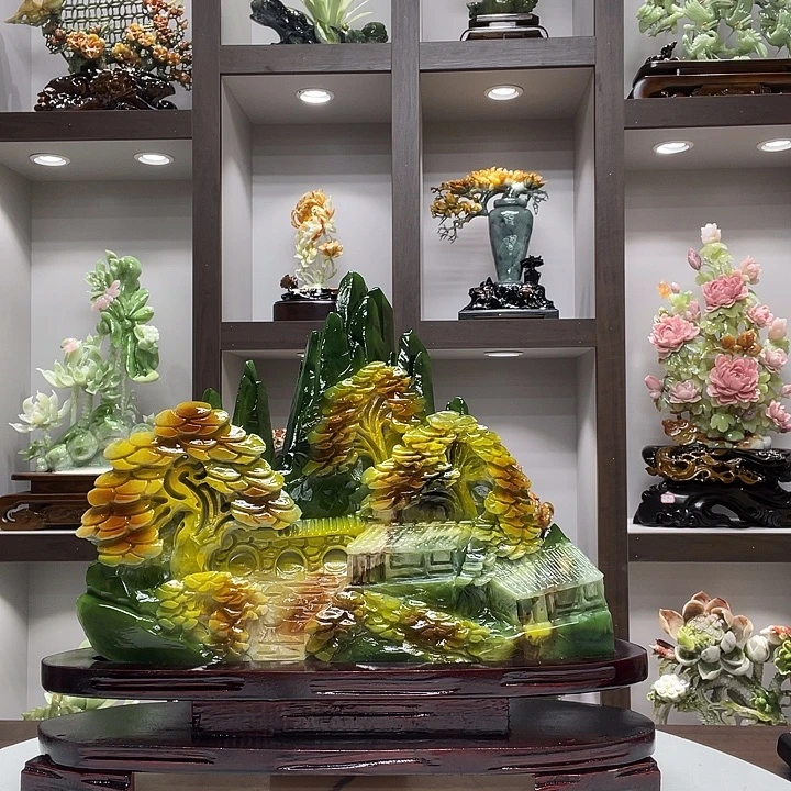 静***语玉办公室摆件家居摆件
