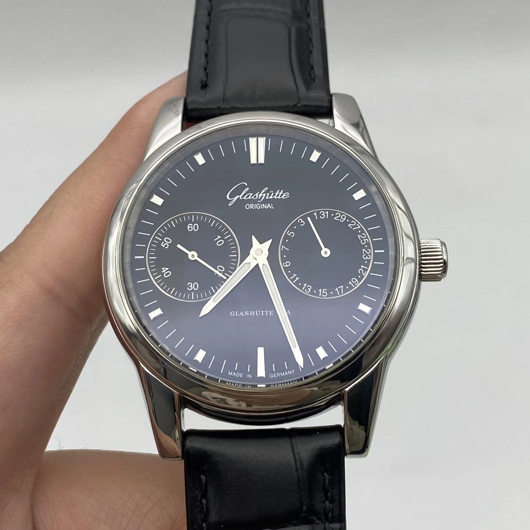 95新 Glashutte/格拉苏蒂 格拉苏蒂 参议员系列 表径：40mm