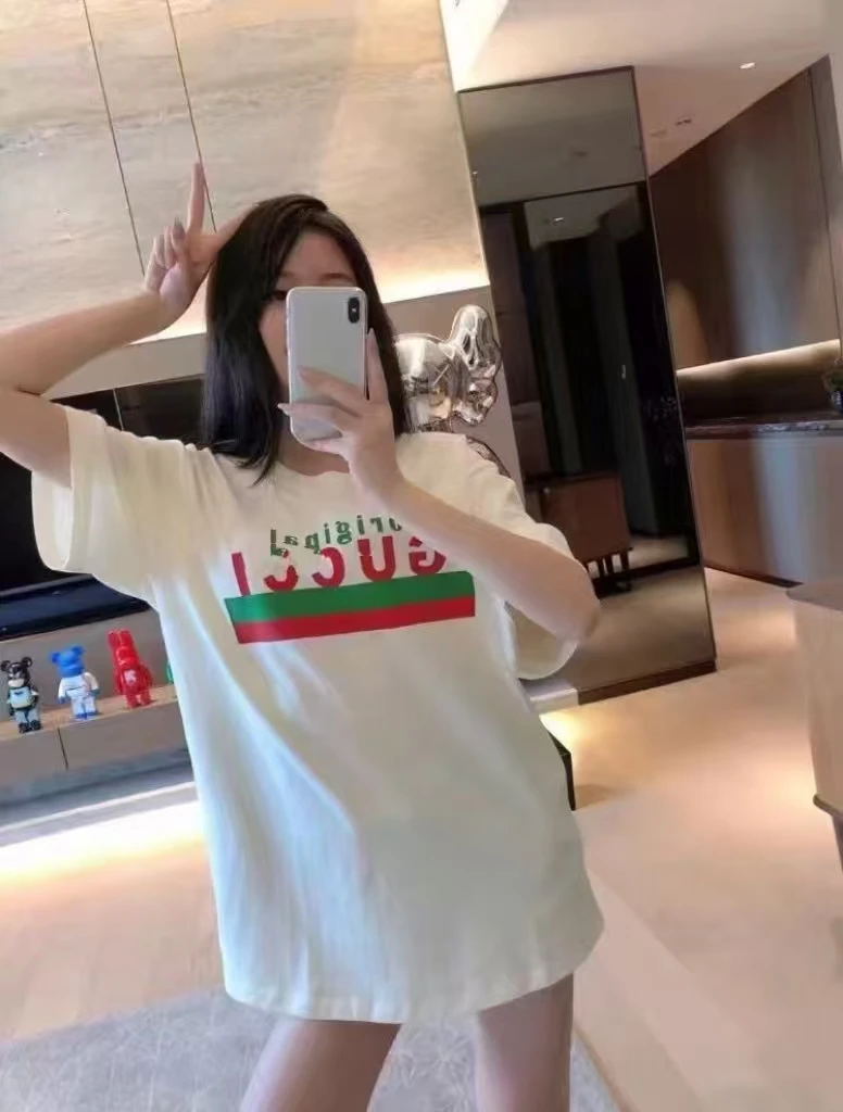 【荣荣】 yf801  纯棉时尚百搭短袖