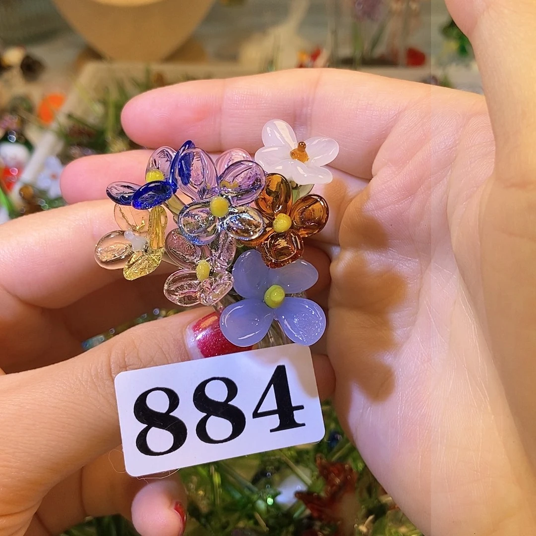 琉璃手工艺品884花瓶