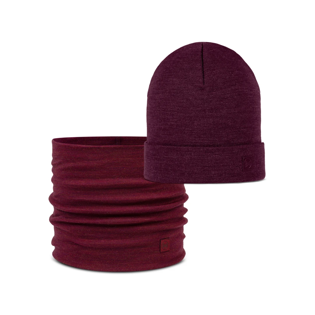 BUFF重量加厚美利奴羊毛头巾帽子保暖防寒护耳面罩天然透气秋冬