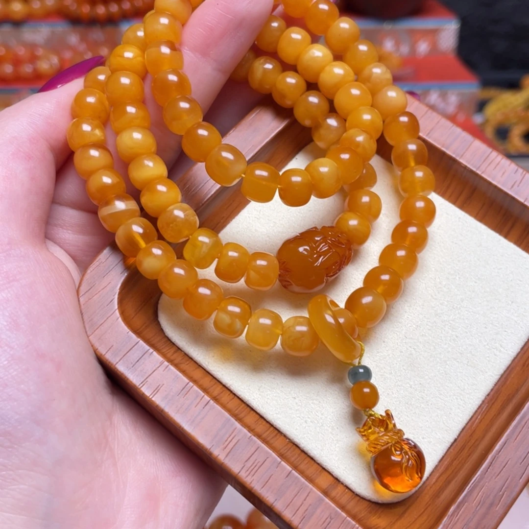 手链蜜蜡未镶嵌手串