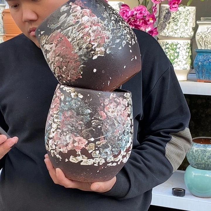 紫砂花盆口口16高20福利