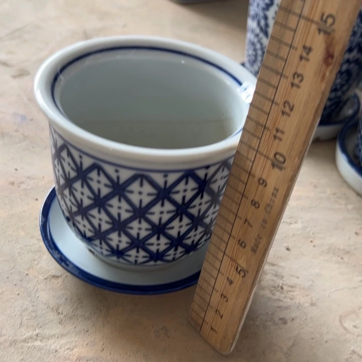 微瑕青花花瓶老此厂工艺难得