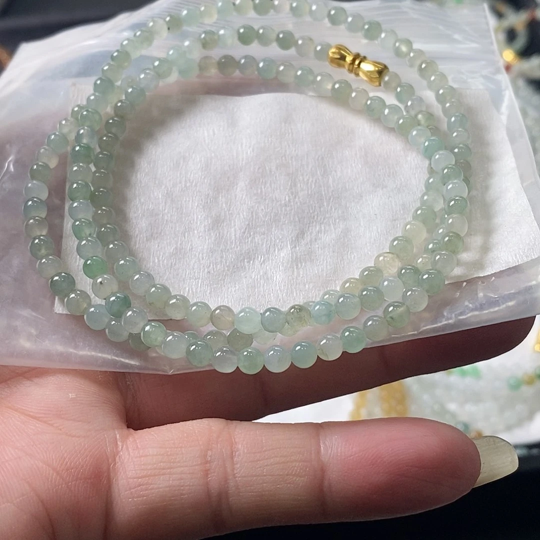 定制翡翠未镶嵌翡翠定制项链
