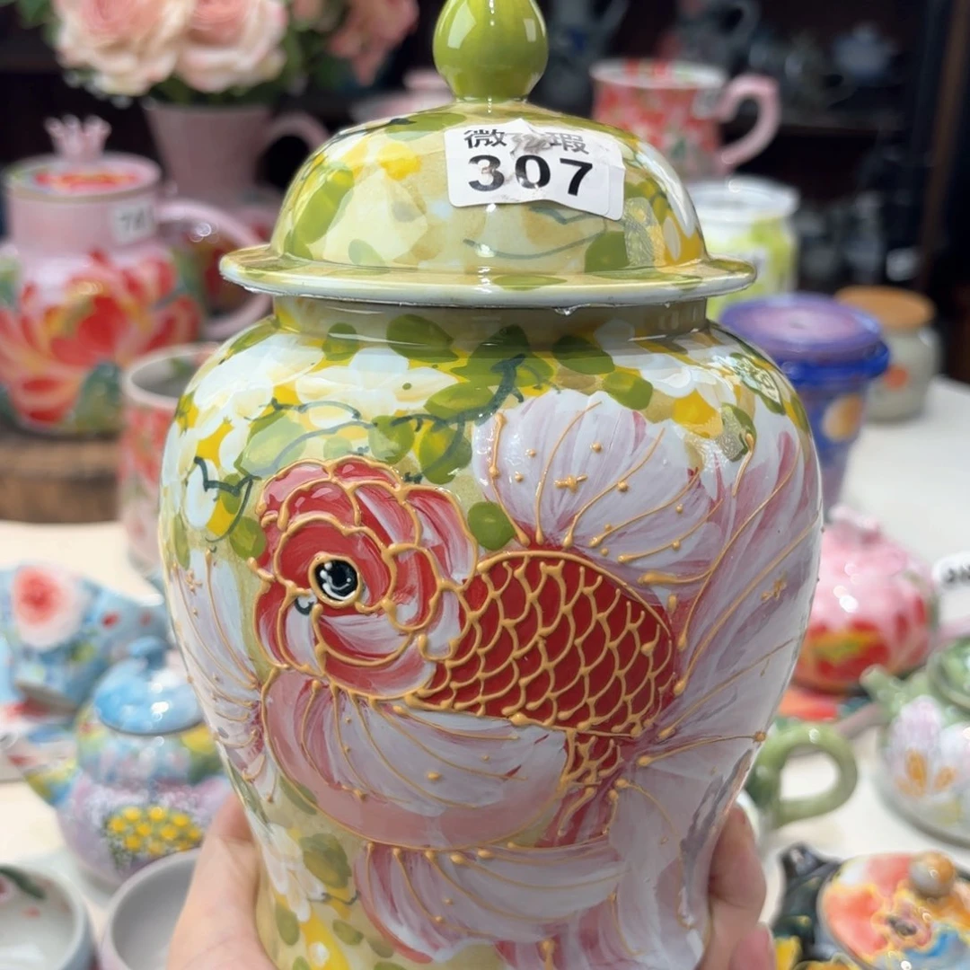 景德镇手绘高温釉下彩陶瓷茶具
