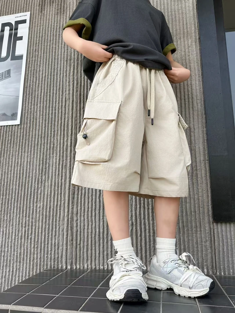 96651扣子做旧新款短裤