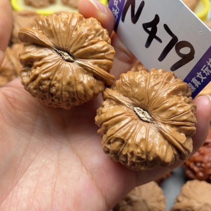 把件文玩核桃南瓜墩45尺
