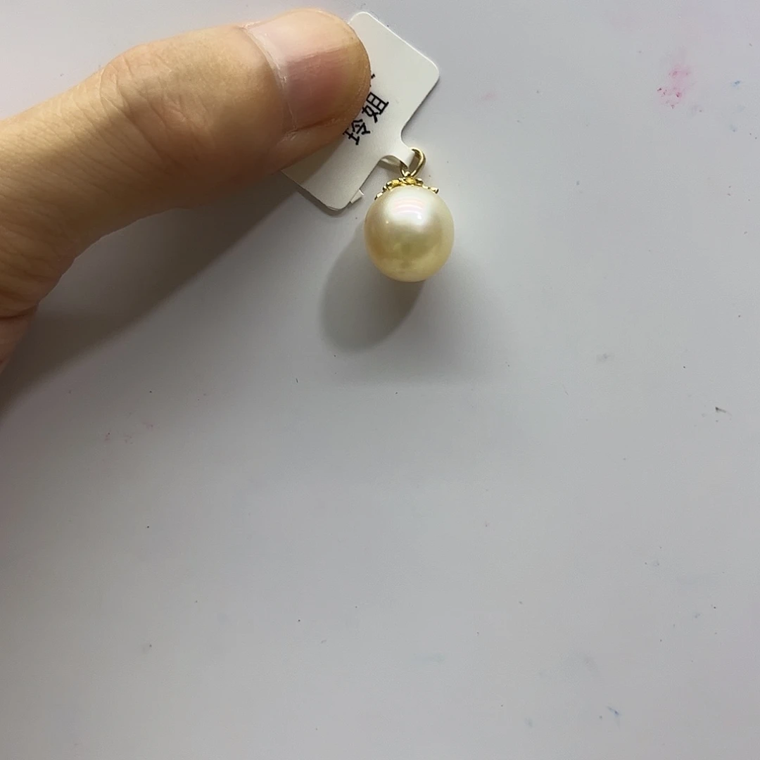 海水珍珠银S925镶嵌颈饰