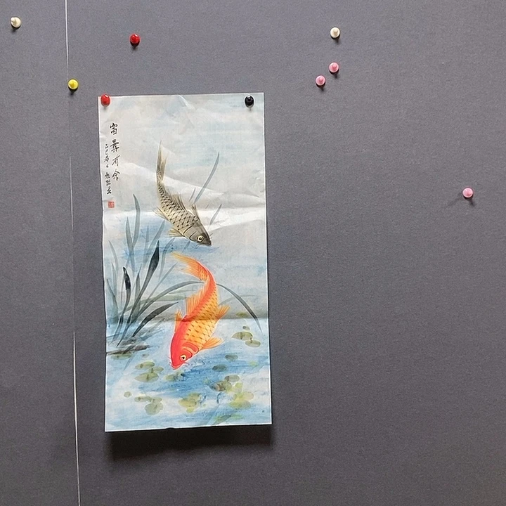 国画34/68悠然手绘画芯