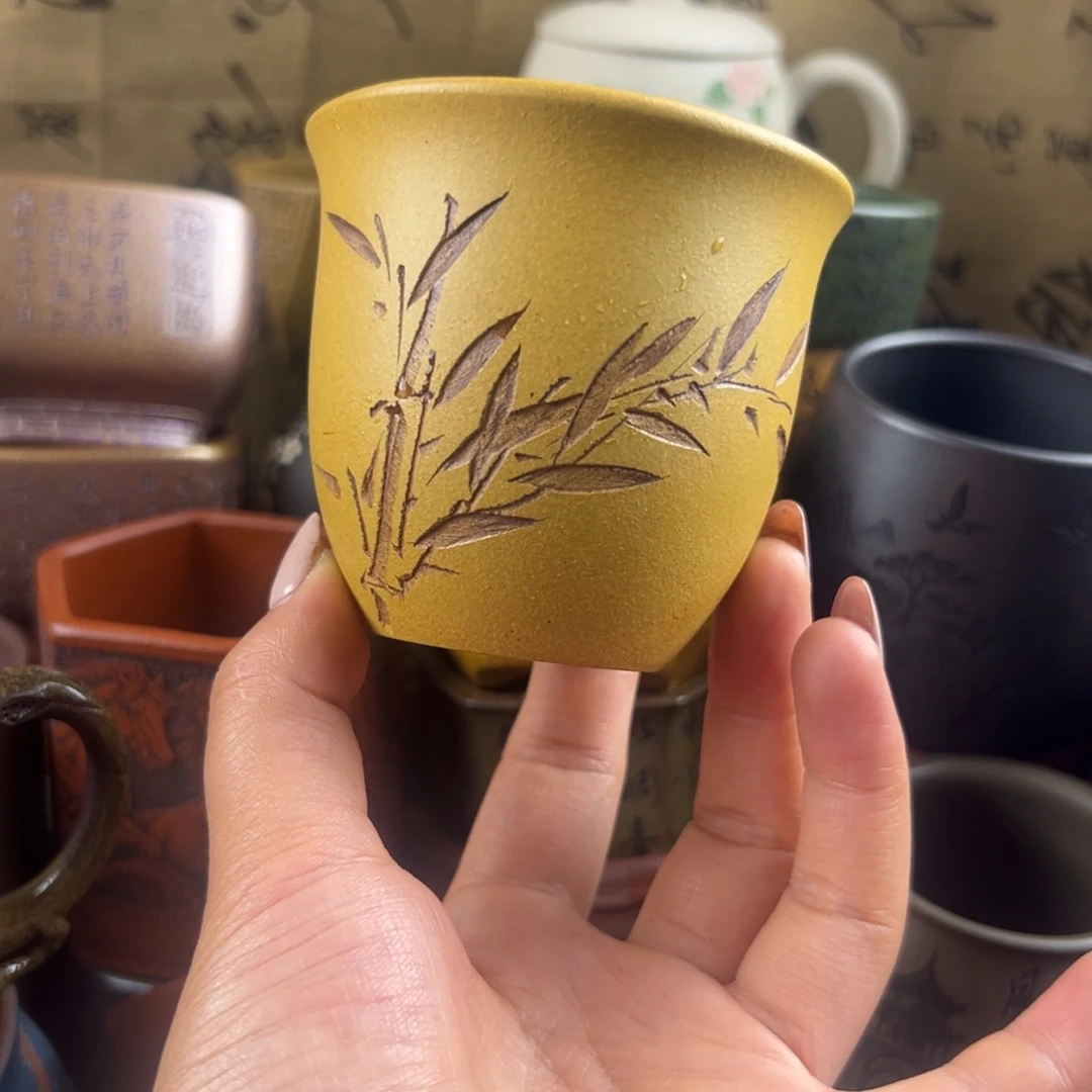 紫砂茶杯紫砂紫砂