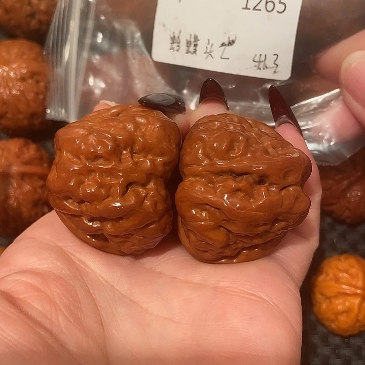 吊坠文玩核桃蛤蟆头41肚45