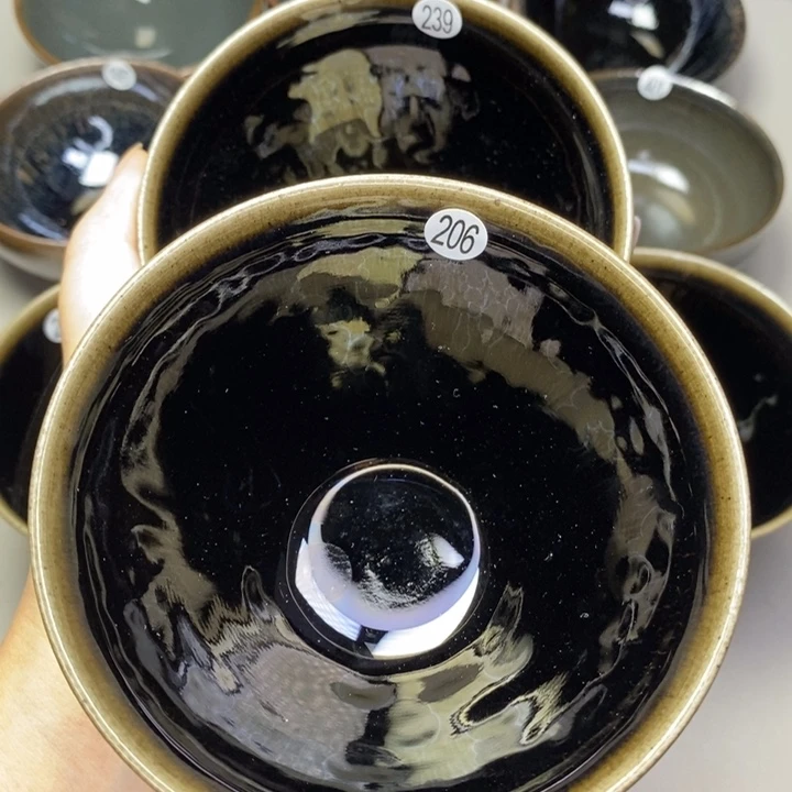 可***一茶盏建窑建盏磨底主人杯