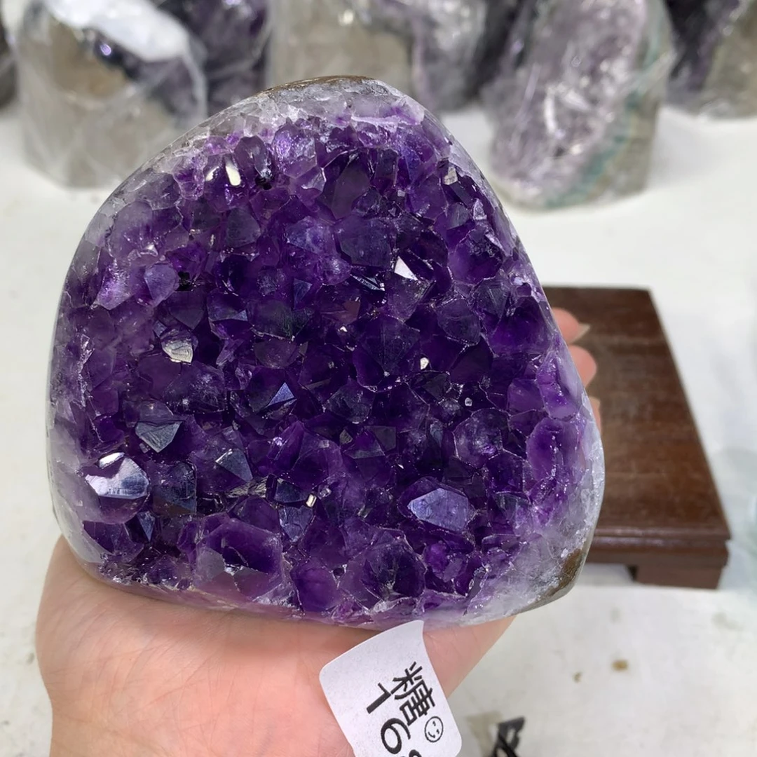 紫晶摆件未镶嵌水晶