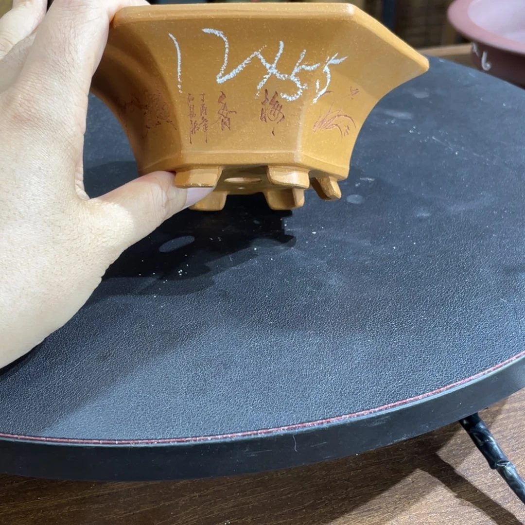 紫砂花盆紫砂器与