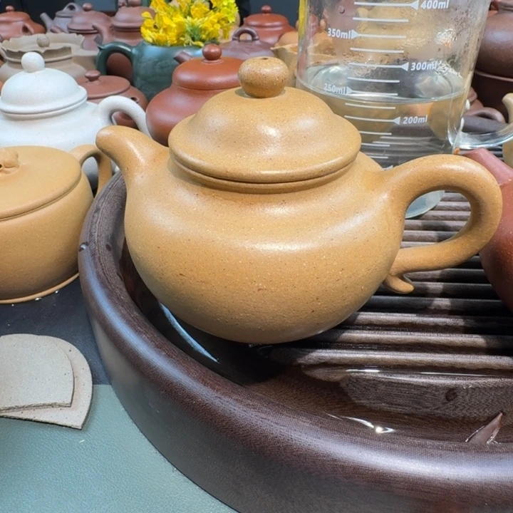 紫砂茶壶青***?黄金段无添加240cc瑕