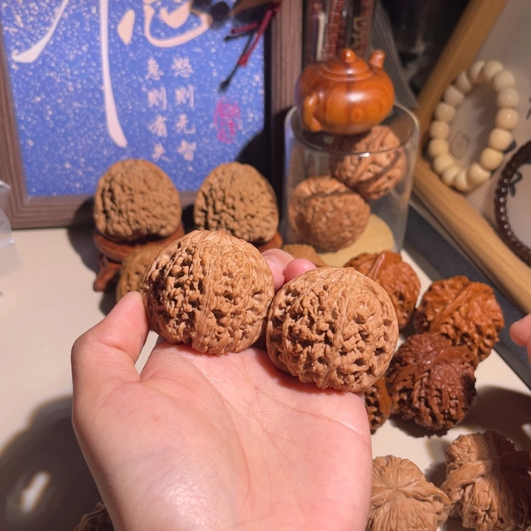把件文玩核桃42百花山