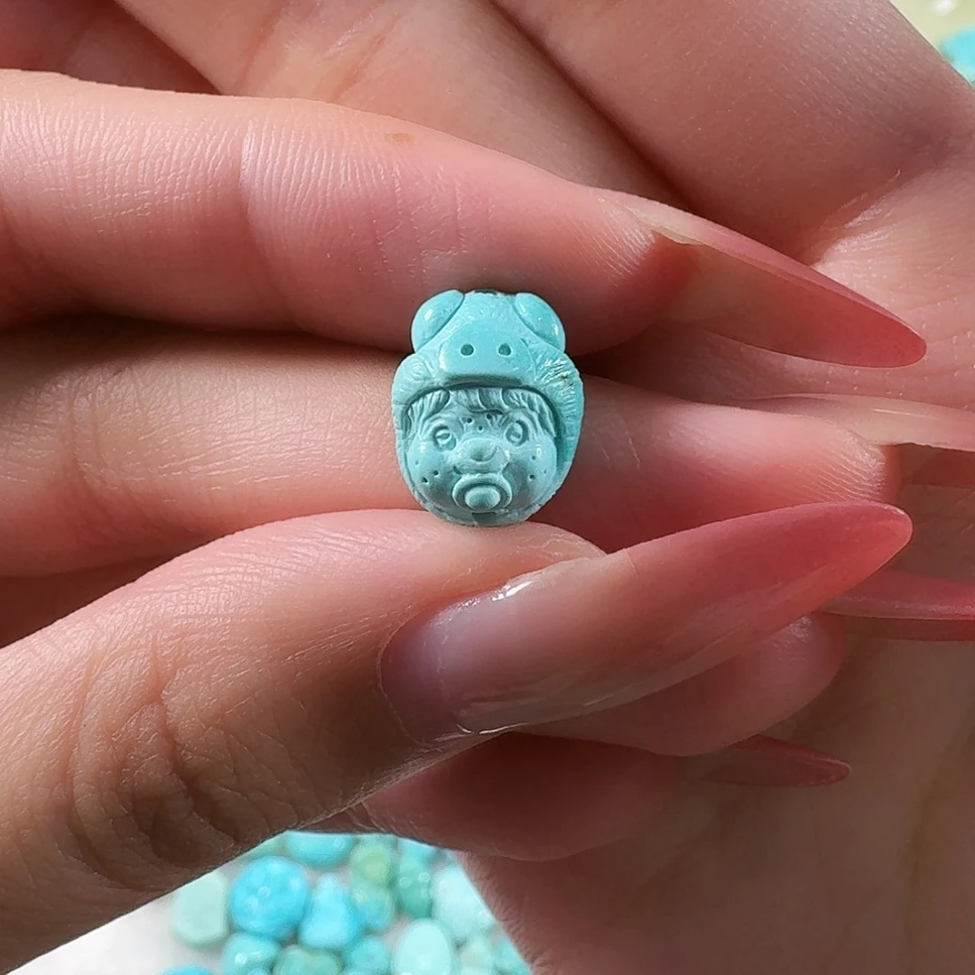 绿松石未镶嵌吊坠(不含链)