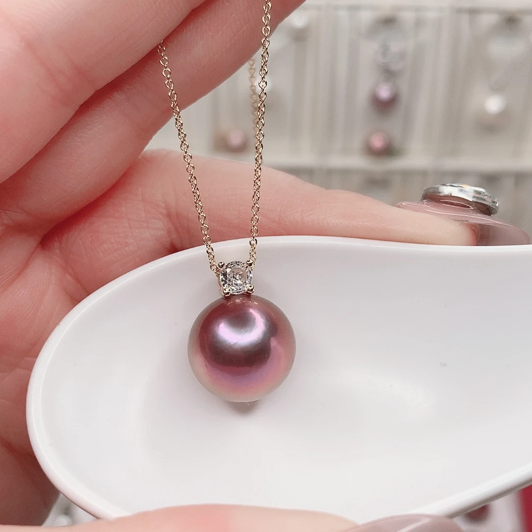 淡水珍珠吊坠(赠链)合金