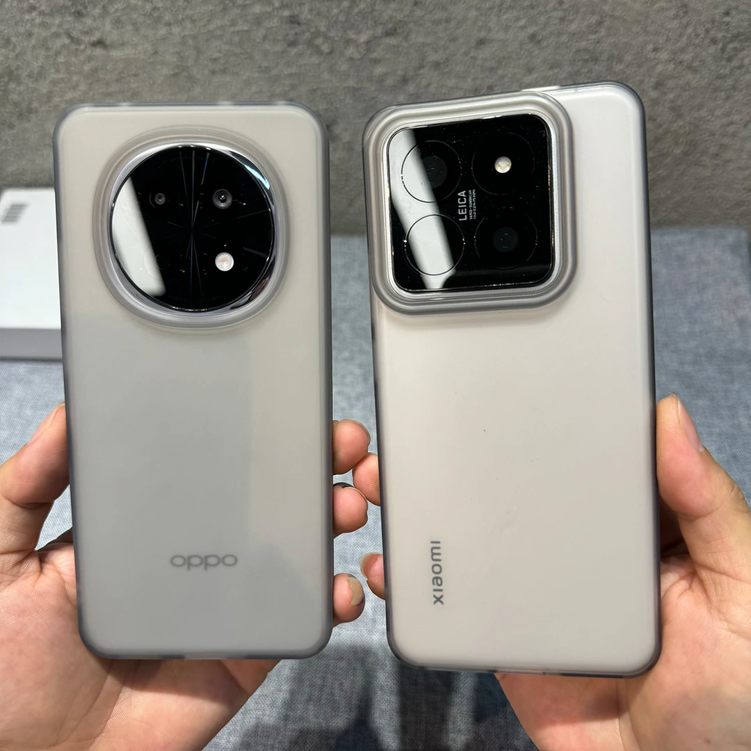 磨砂防指纹手汗手机壳适用小米15软OPPOReno13华为vivo苹果荣耀