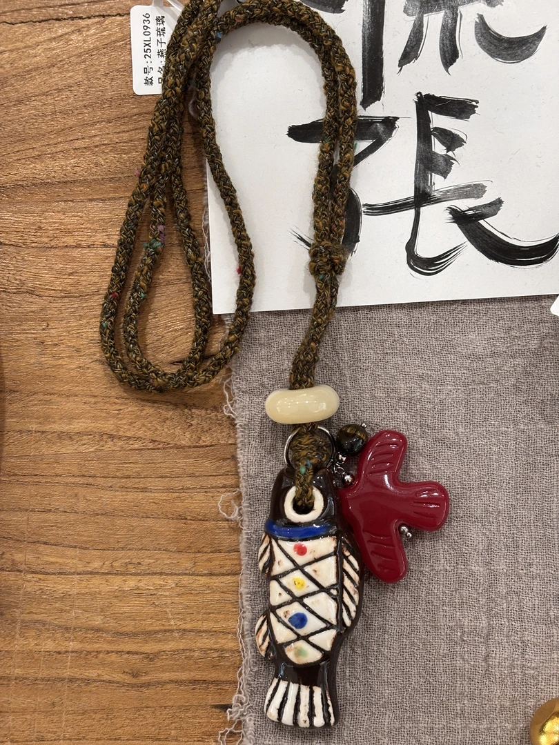 chalan 新款秋款鱼燕子项链25XL0936