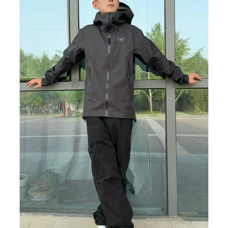 【茑家LT贝塔】硬壳冲锋衣男士男款户外防水连帽防风男子