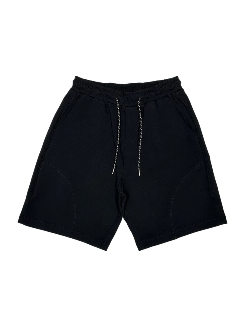 SKYROCKET扶摇美式极简解构短裤男士复古潮流通勤休闲宽松直筒裤