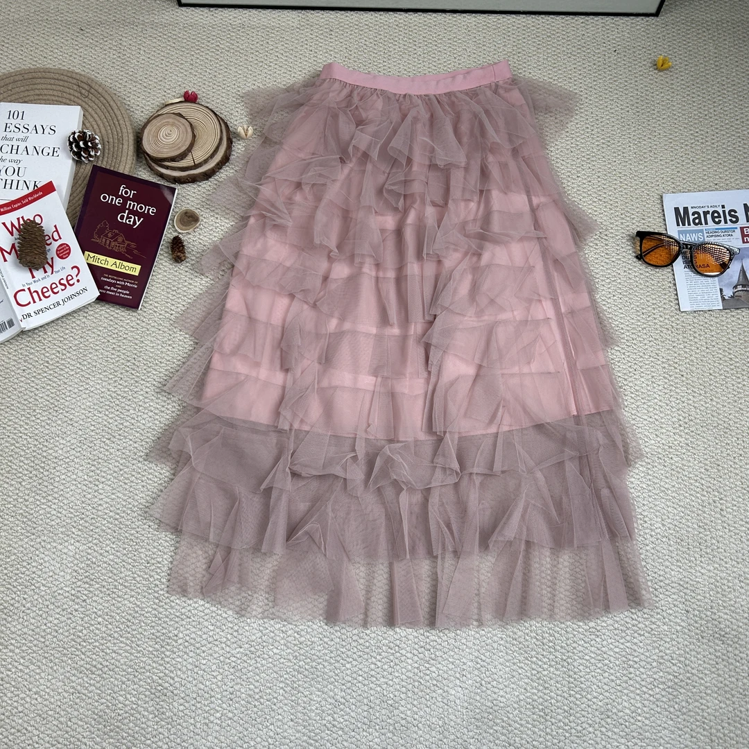 【蟹蟹推荐】2025早春新款百搭蛋糕裙时尚半身裙8713