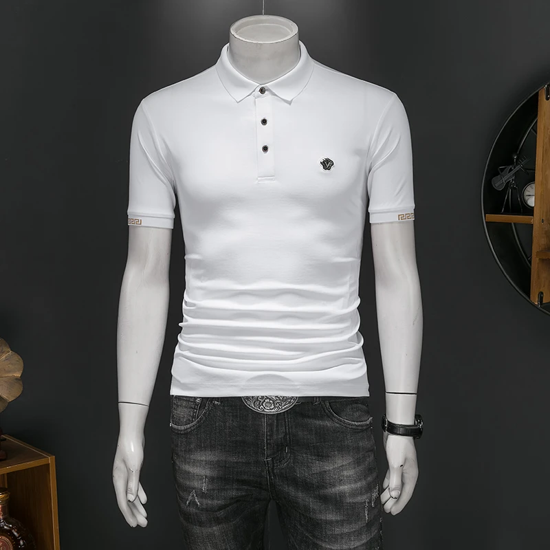 玛加西曼特短袖t恤男2025年夏季新款高档百搭半袖POLO衫潮