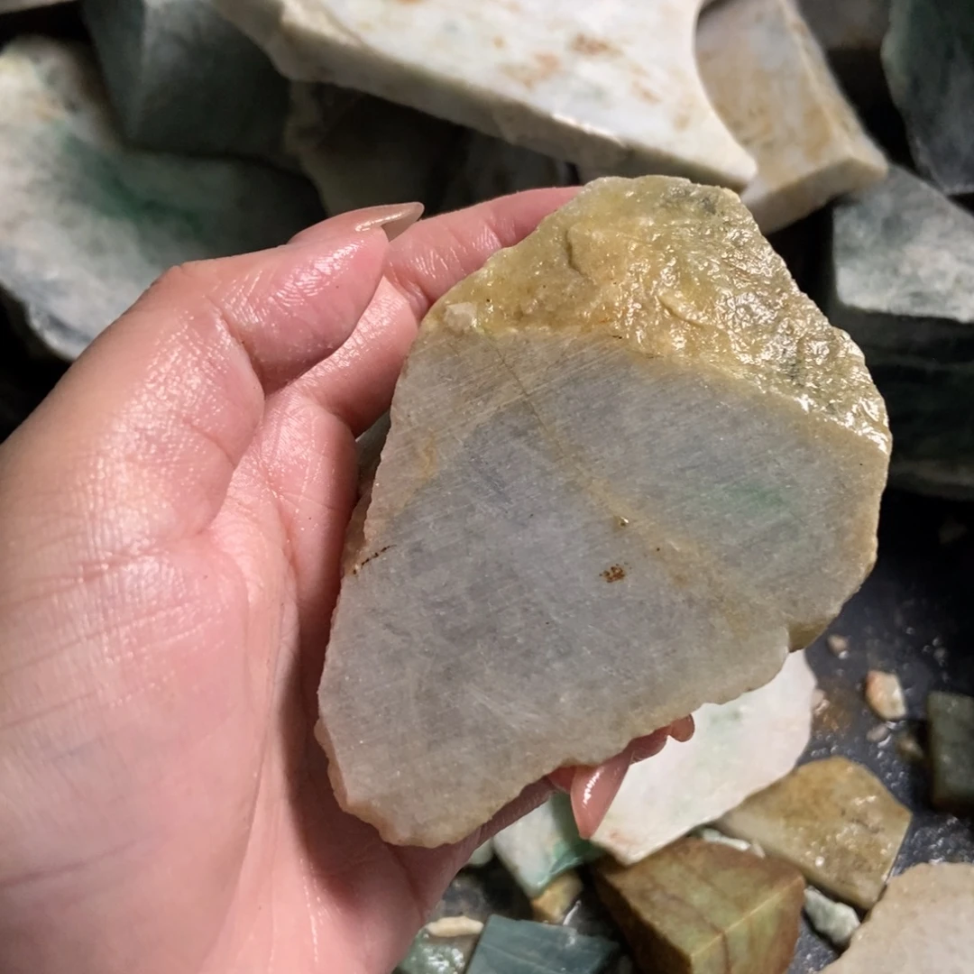 翡翠未镶嵌挂件天然翡翠