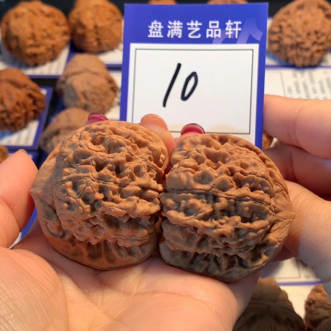 文玩核桃把件10官帽4.7