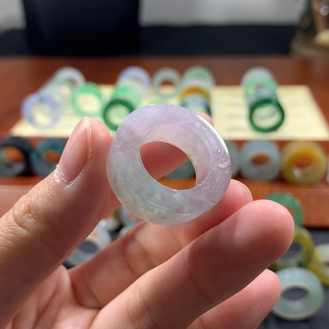 定制翡翠未镶嵌冰粉（微瑕）9-19号