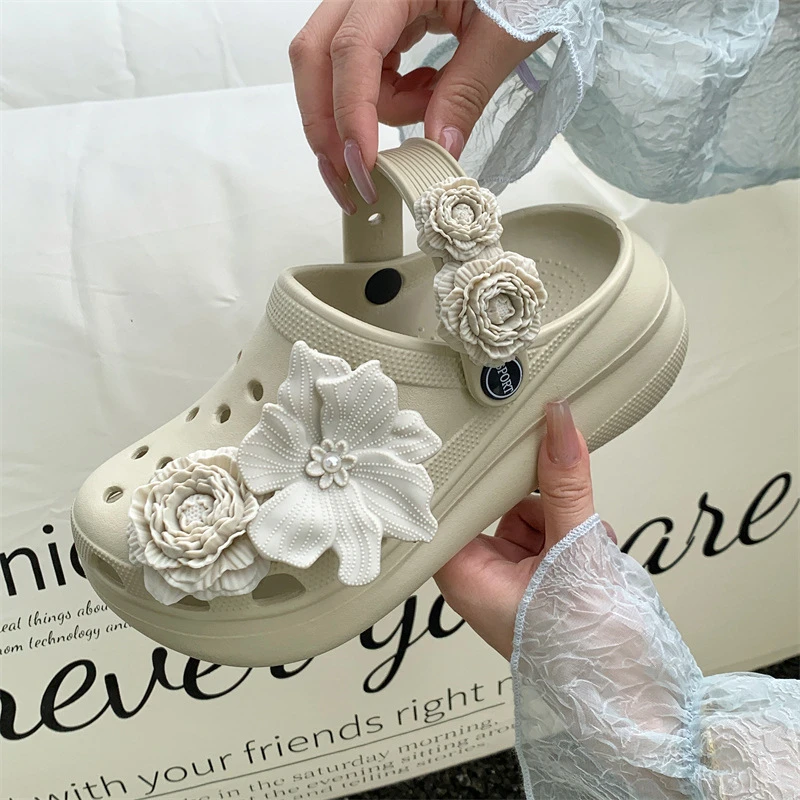 【泡芙花束】洞洞鞋配饰鞋花立体可拆卸高级感diy鞋扣鞋饰品