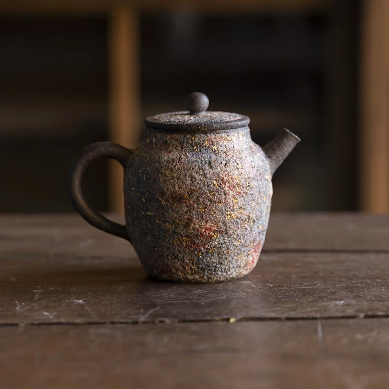 【慕白茶集】七彩金钟高岩壶100ml（高越Q0551）